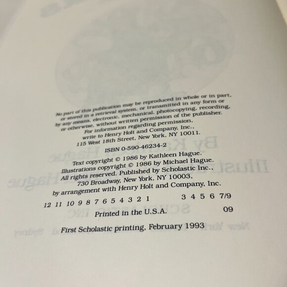 Numbears A Counting Book By Kathleen Hague Illustrated by Michael Hague - Picture 6 of 7